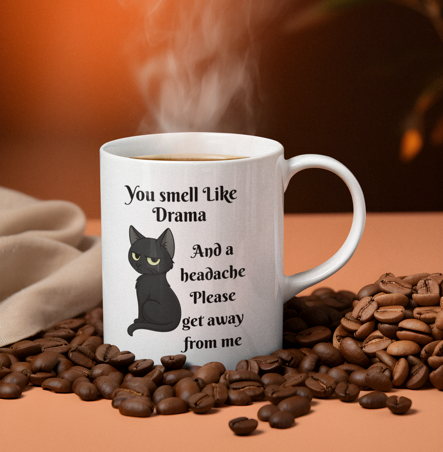 Sarcastic Cat  11oz White Mug
