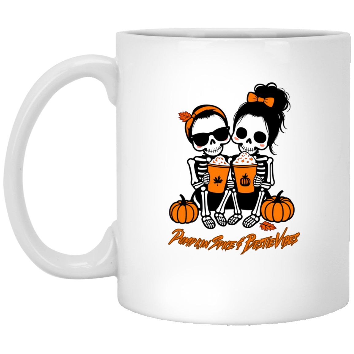 Pumpkin Spice & Bestie Vibes 11oz Mug