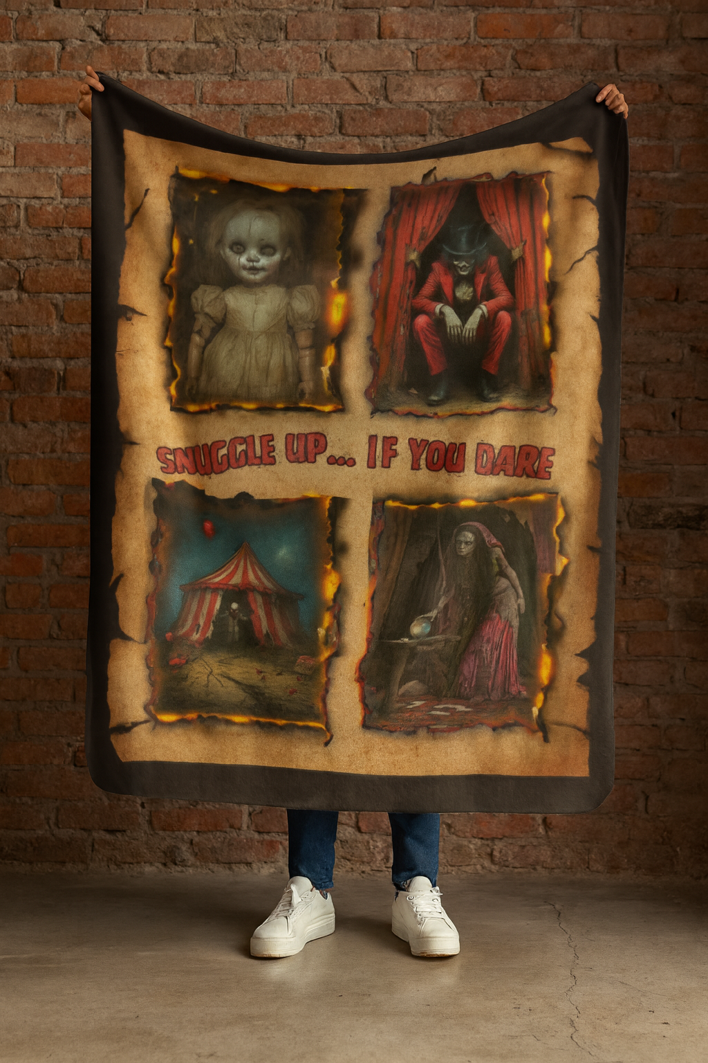 Haunted Circus Blanket