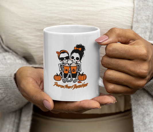 Pumpkin Spice & Bestie Vibes 11oz Mug
