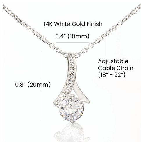 Apology Gift For Her - I Take Full Responsiblility - Alluring Beauty Necklace