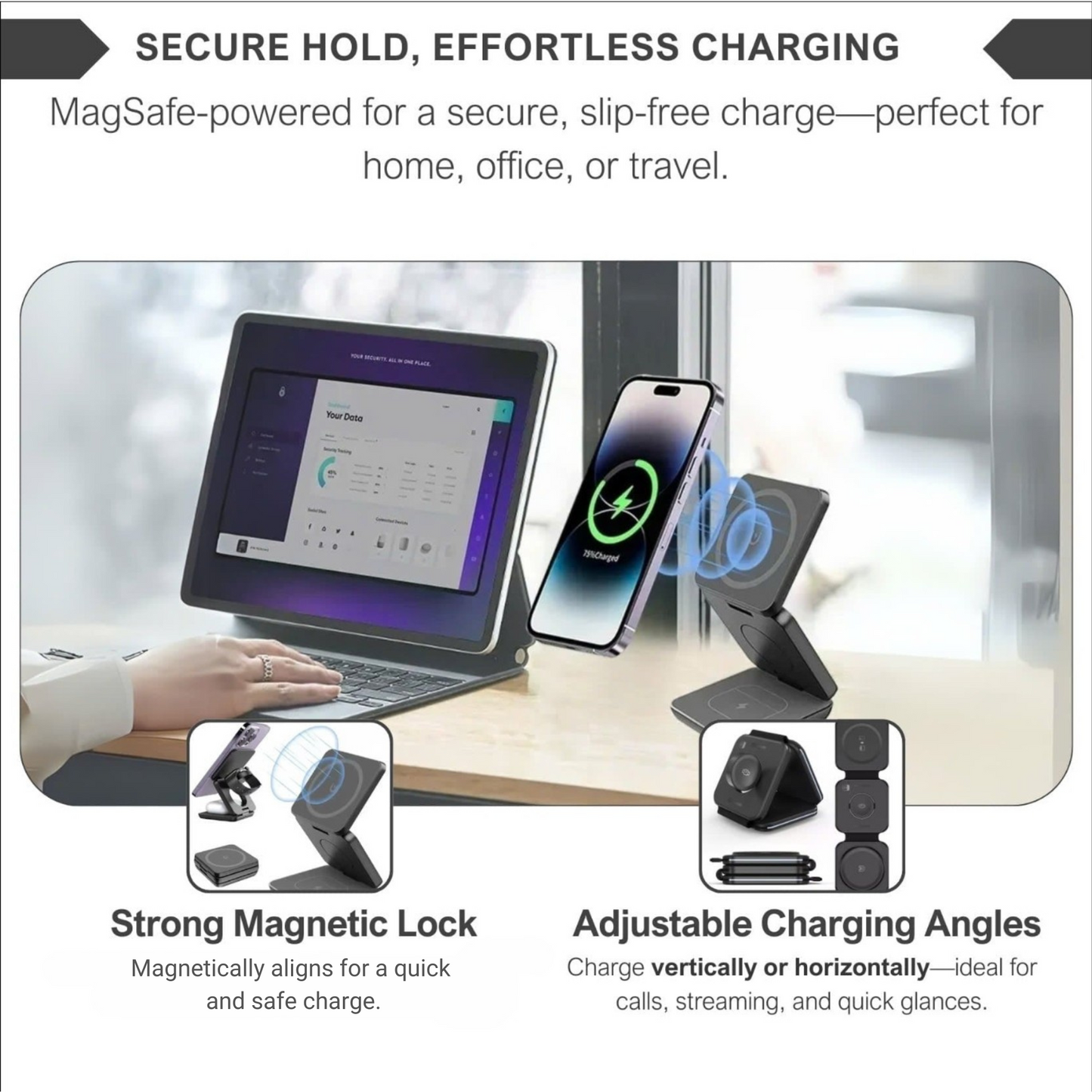 NexCharge Foldable Magnetic Charger