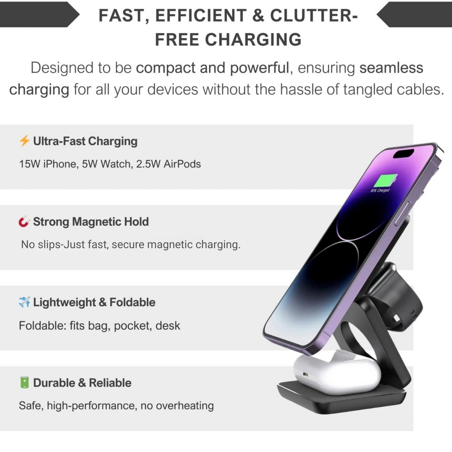 NexCharge Foldable Magnetic Charger