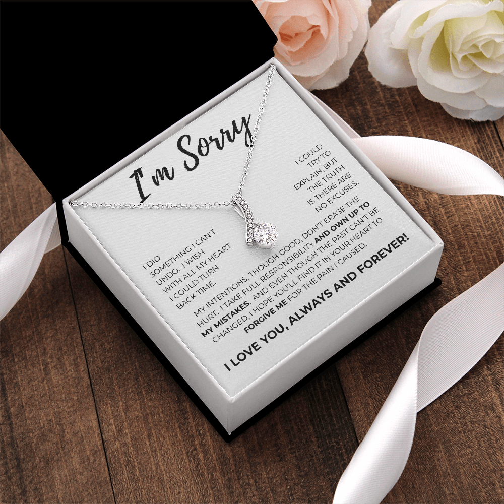 Apology Gift For Her - I Take Full Responsiblility - Alluring Beauty Necklace