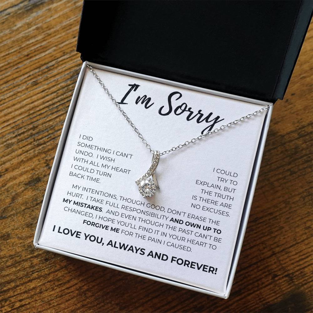 Apology Gift For Her - I Take Full Responsiblility - Alluring Beauty Necklace