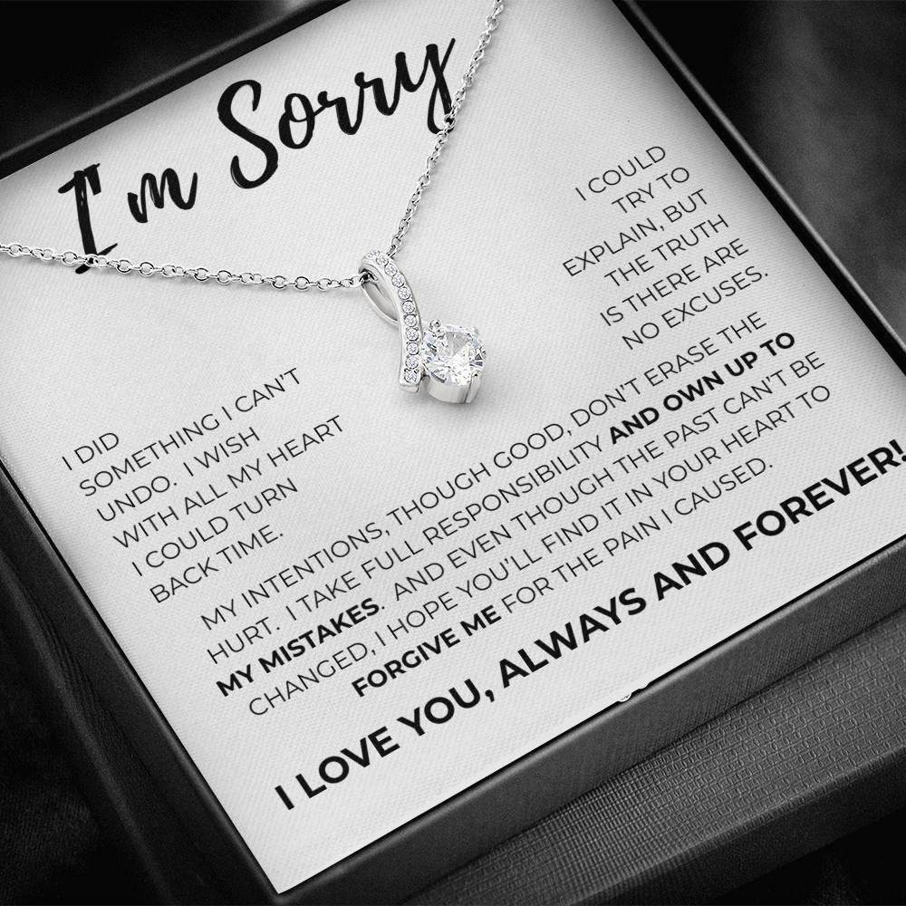 Apology Gift For Her - I Take Full Responsiblility - Alluring Beauty Necklace