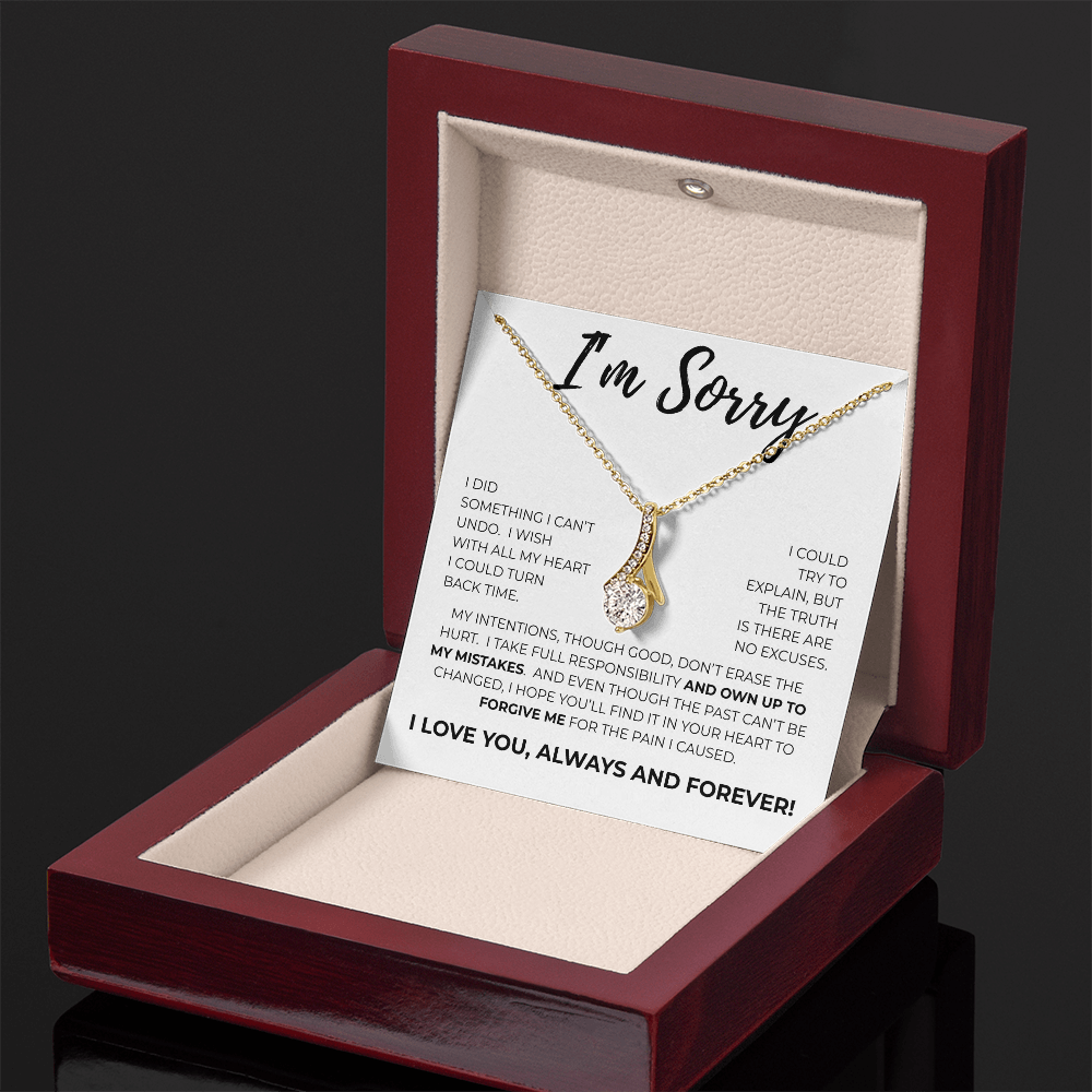 Apology Gift For Her - I Take Full Responsiblility - Alluring Beauty Necklace