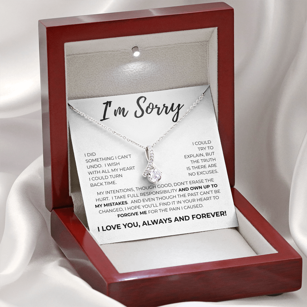 Apology Gift For Her - I Take Full Responsiblility - Alluring Beauty Necklace