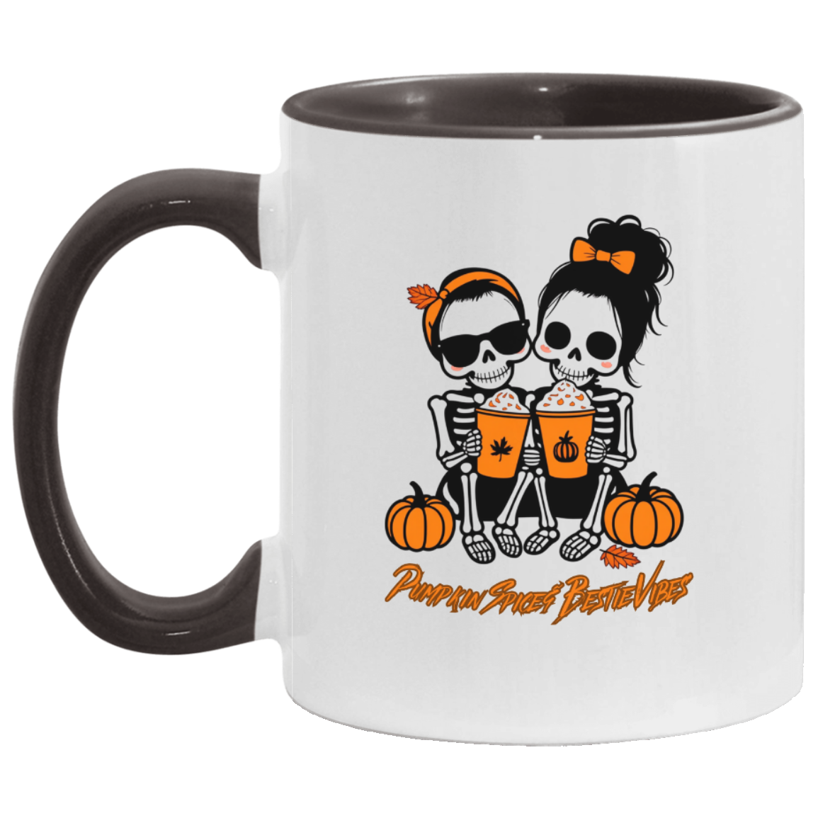Pumpkin Spice & Bestie Vibes 11oz Mug
