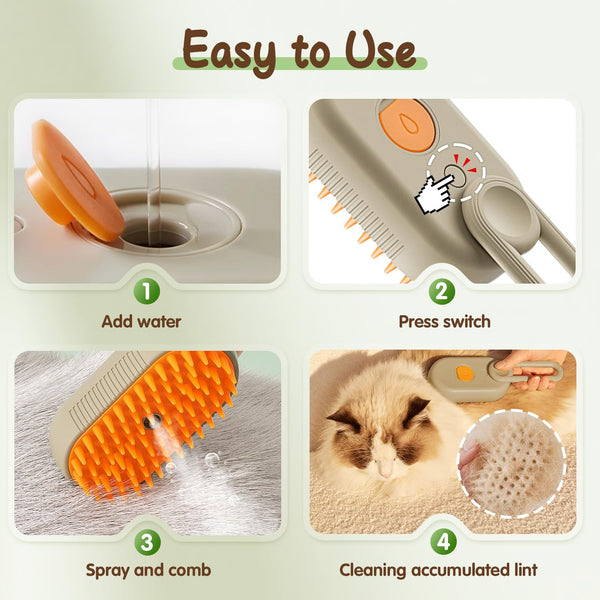 FirNimbus Steam Dog Comb