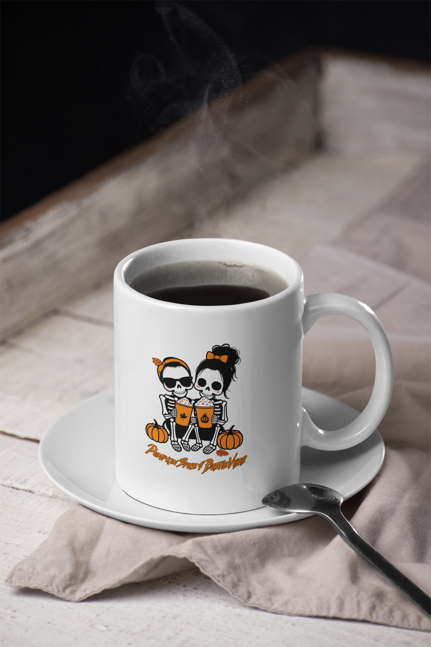 Pumpkin Spice & Bestie Vibes 11oz Mug