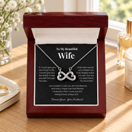 Beautiful Wife, Infinity Heart Pendant