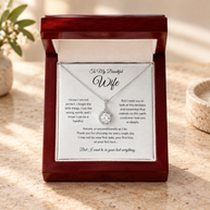 To My Beautiful Wife, Eternal Hope Pendant Necklace