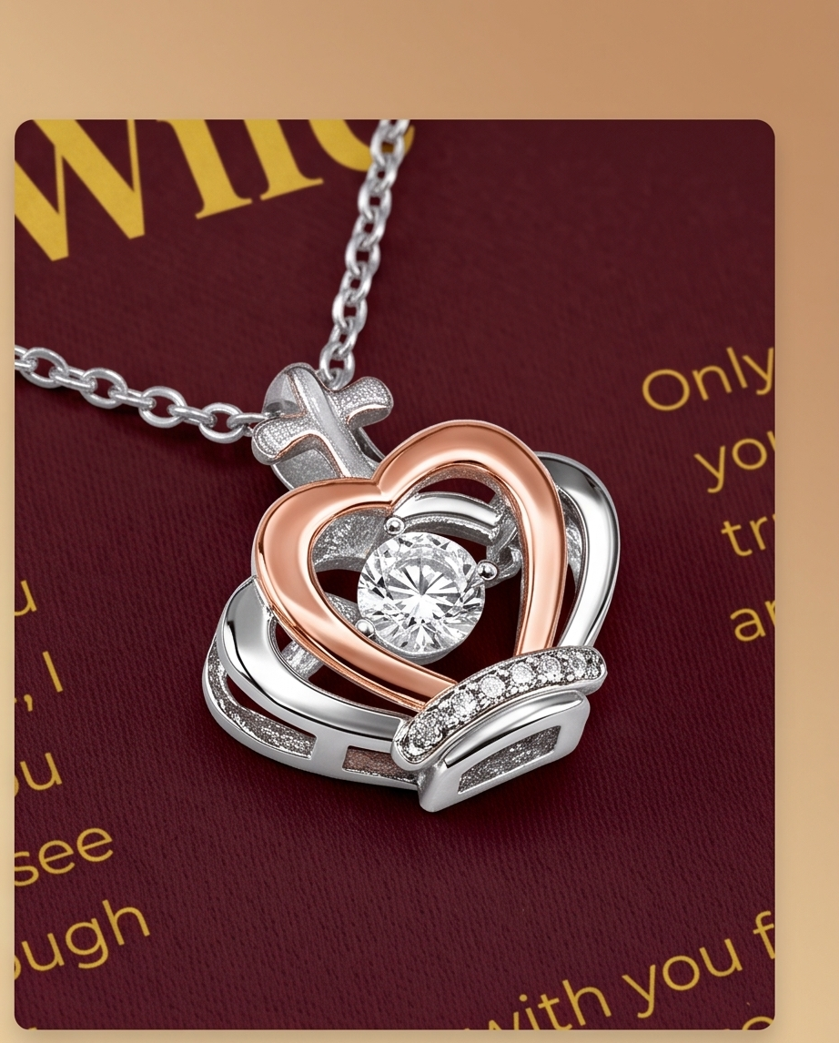 Beautiful Wife Regal Crown Pendant