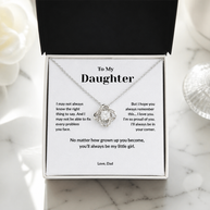 To My Daughter, I'll always be in your corner