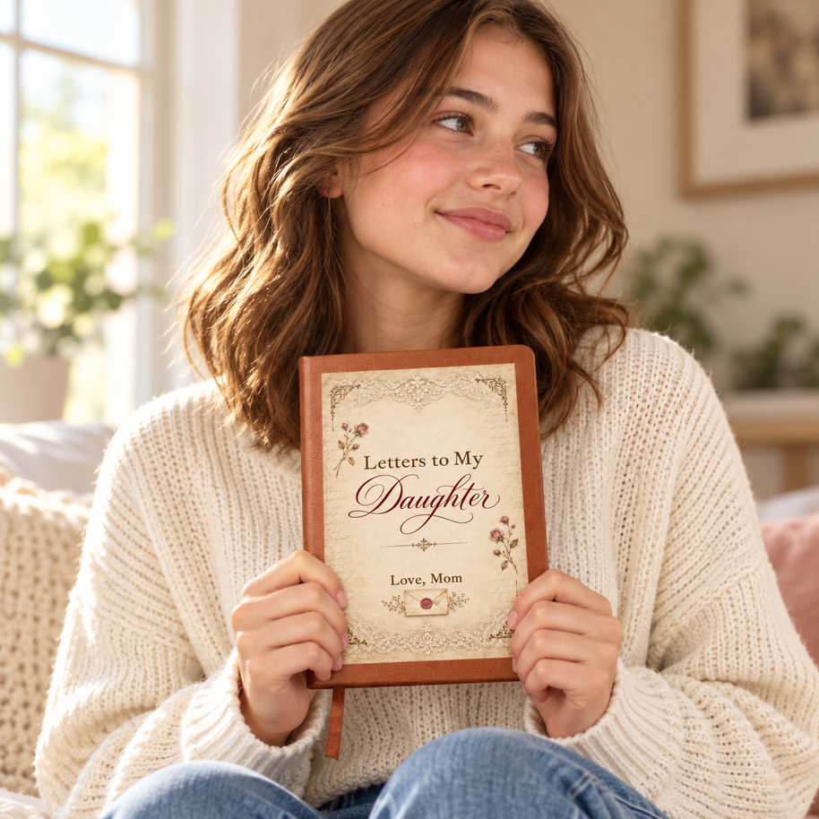 Letters to My Daughter Journal from Mom – Vintage Keepsake Gift