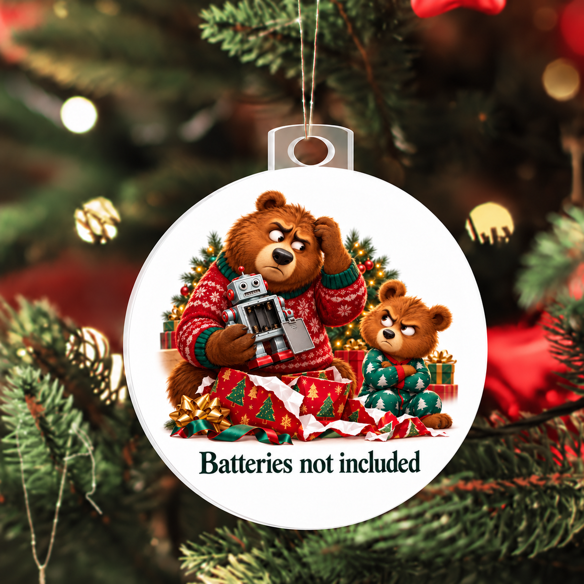 Christmas Chaos Ornament Bundle – Complete 12-Piece Funny Christmas Gift Set