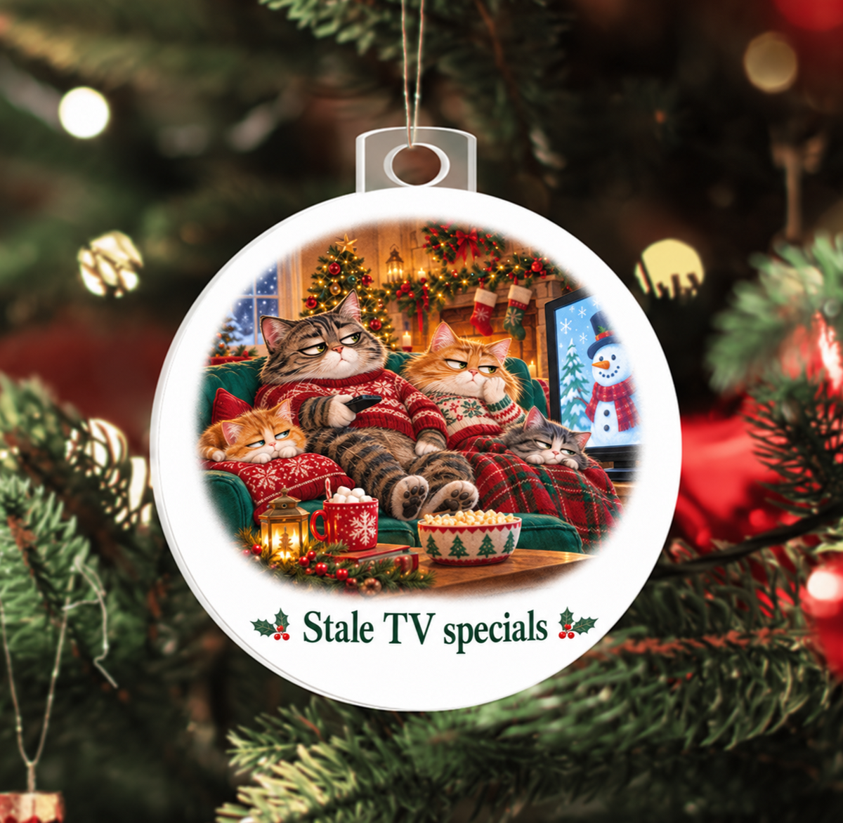 Christmas Chaos Ornament Bundle – Complete 12-Piece Funny Christmas Gift Set