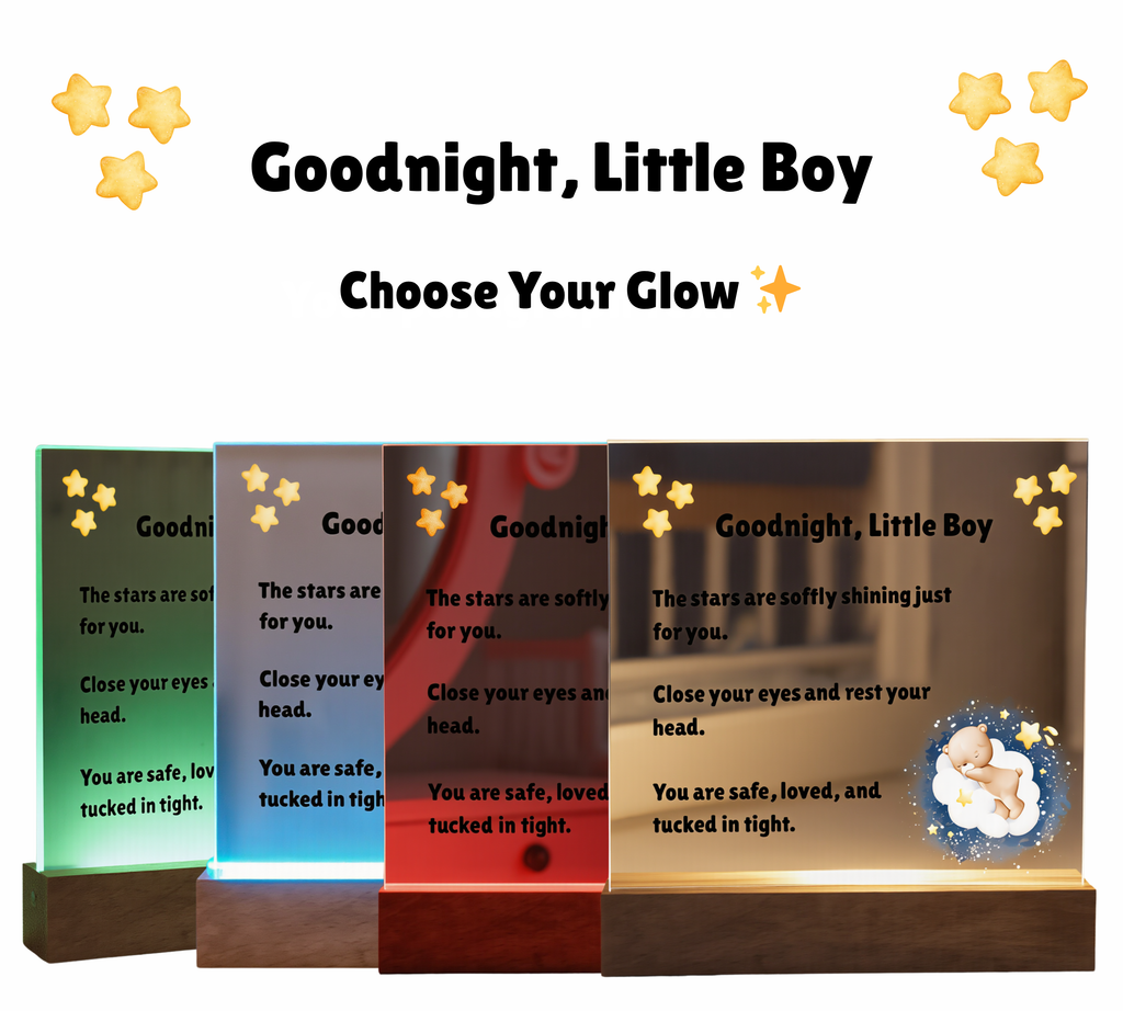 Goodnight, Little Boy Acrylic Plaque