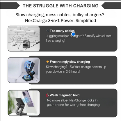 NexCharge Foldable Magnetic Charger
