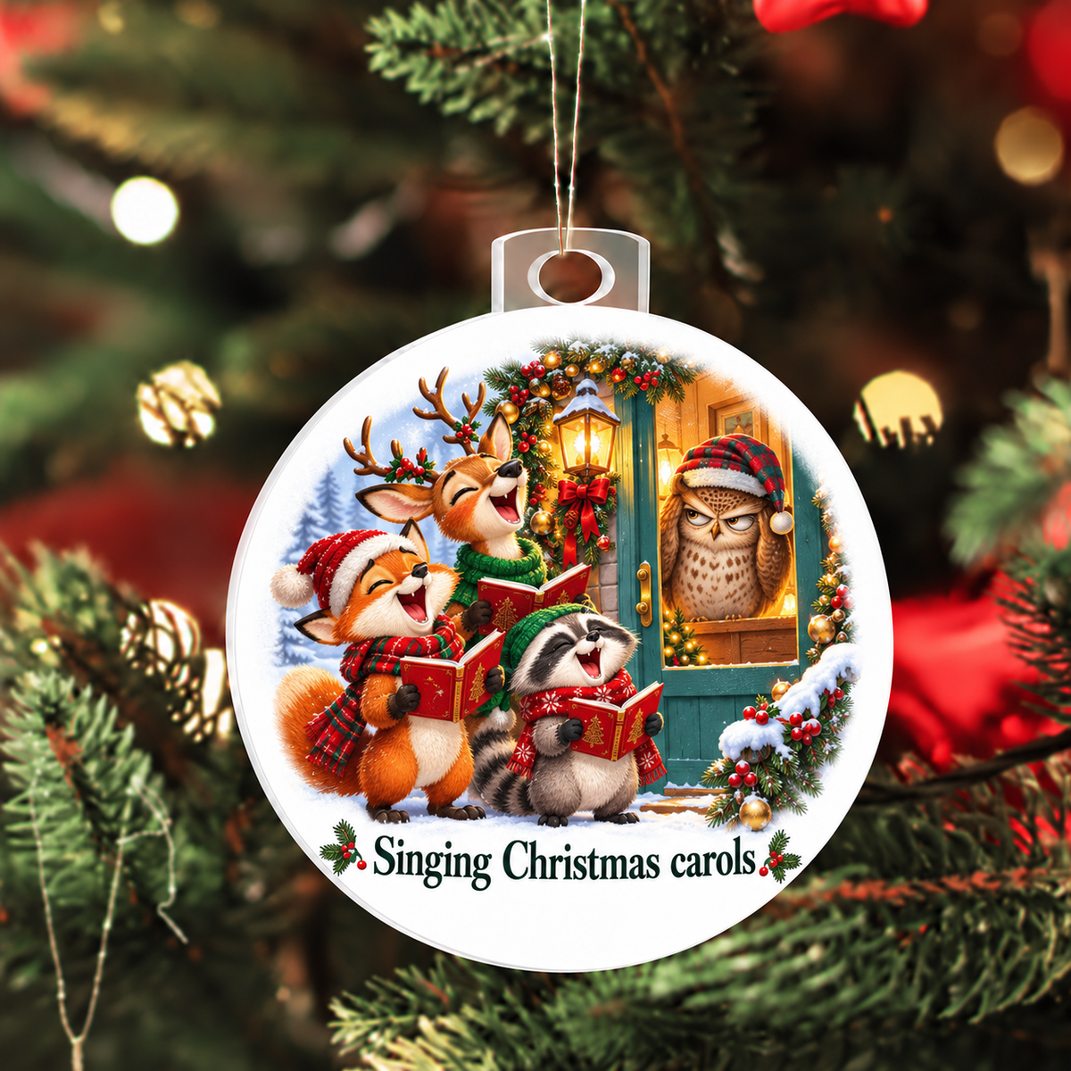Christmas Chaos Ornament Bundle – Complete 12-Piece Funny Christmas Gift Set