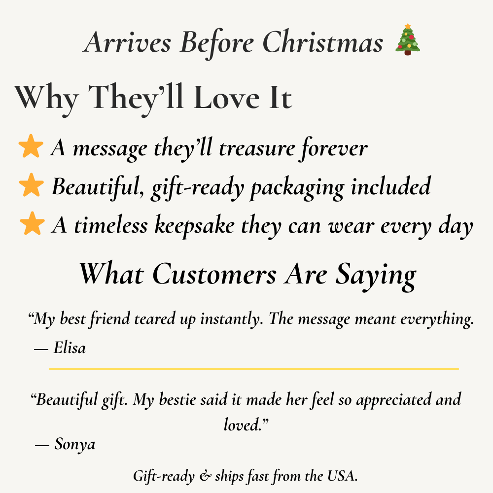 To My Bestie - My Person Necklace