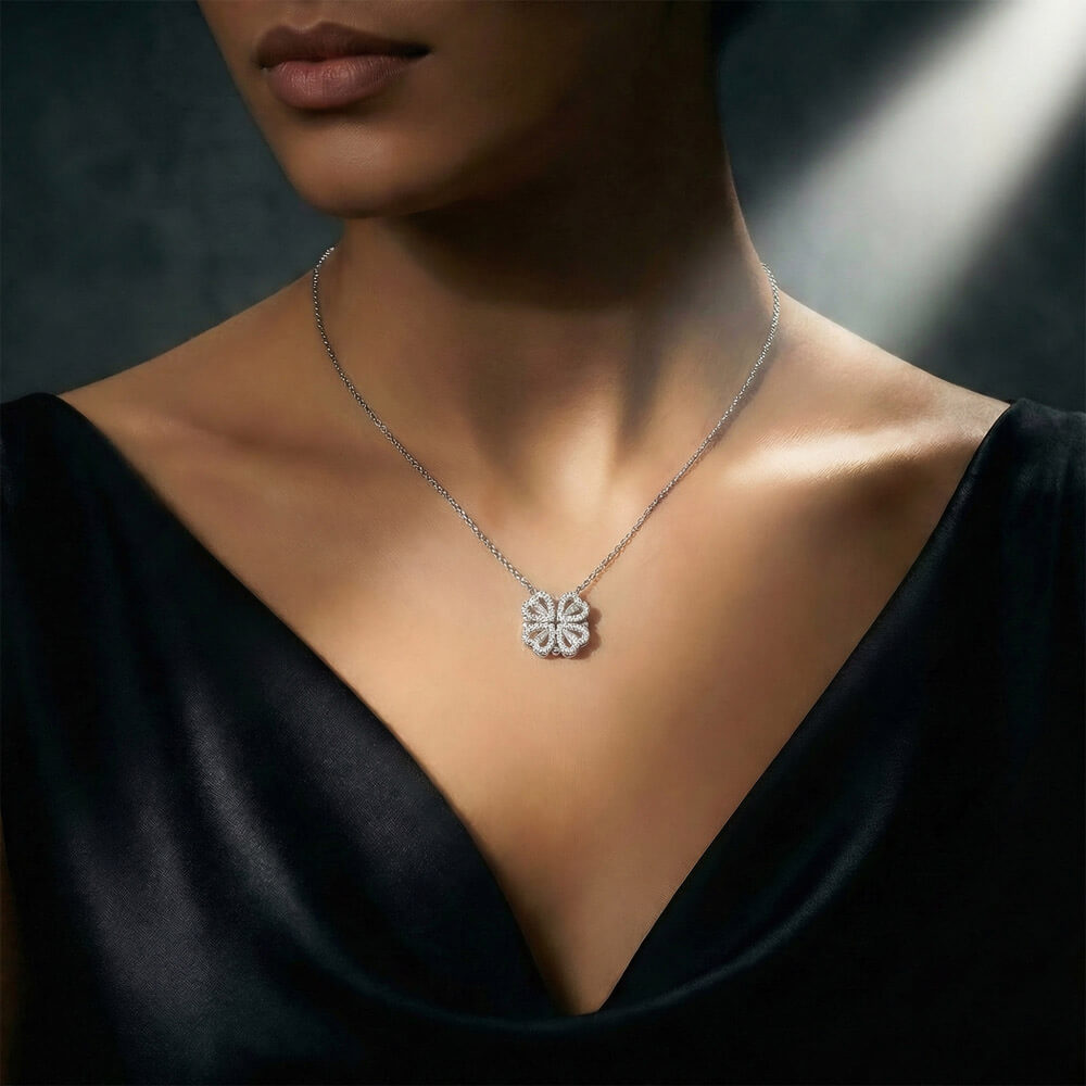 Find You Faster, Magnetic Heart Necklace for Wife
