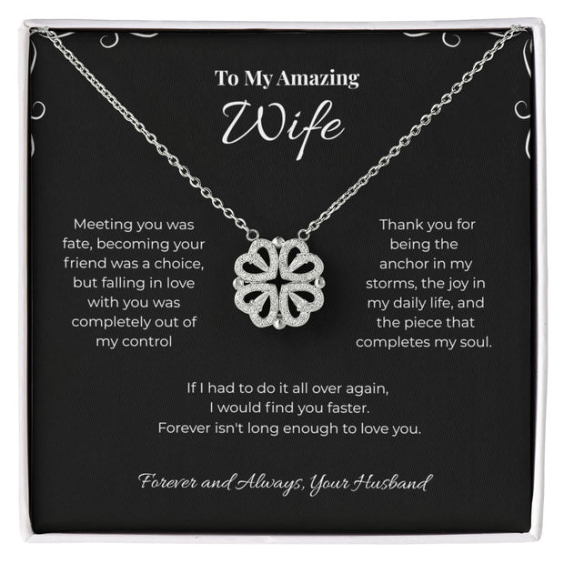 Find You Faster, Magnetic Heart Necklace for Wife