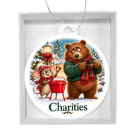 Funny Bear & Mouse Christmas Ornament – Charities – Christmas Chaos Gift