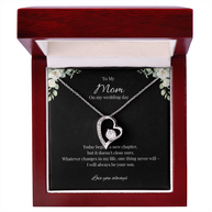 Forever Love Necklace Gift for Mother of the Groom from Son – A New Chapter