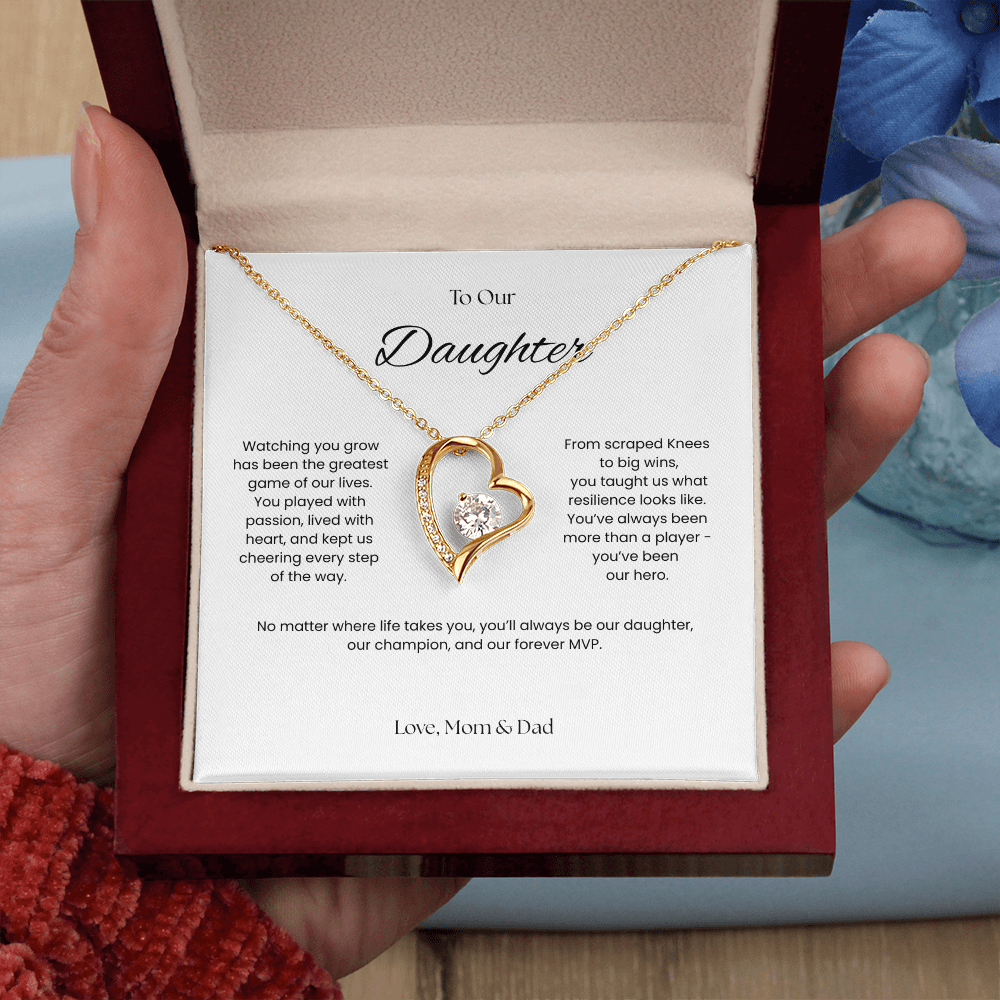 To Our Daughter, Our Champion Necklace