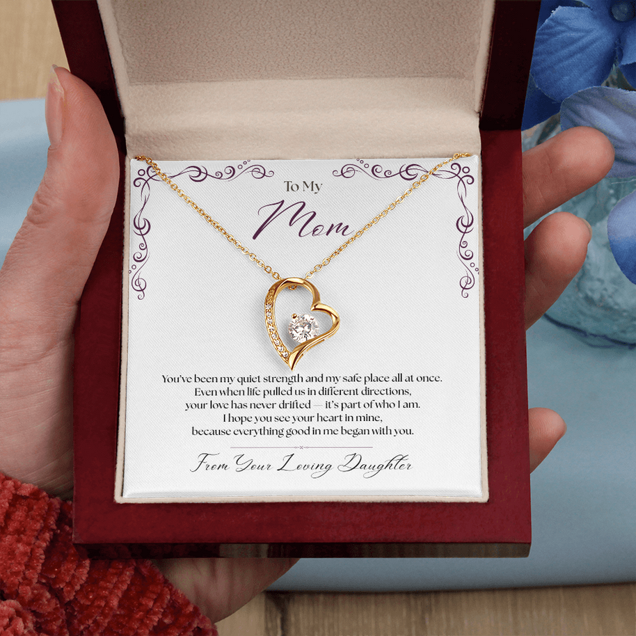 Forever Love Necklace Gift for Mom from Daughter – My Safe Place
