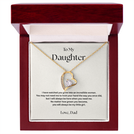 Forever Love Necklace Gift for Daughter from Dad – Always Be Here