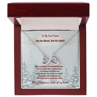 Infinity Heart Necklace Christmas Gift for Soul Sister – Sister of My Heart