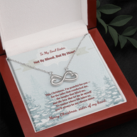 Infinity Heart Necklace Christmas Gift for Soul Sister – Sister of My Heart
