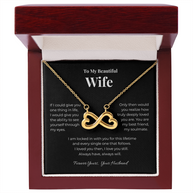 Beautiful Wife, Infinity Heart Pendant