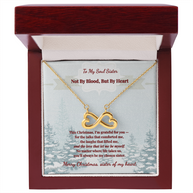 Infinity Heart Necklace Christmas Gift for Soul Sister – Sister of My Heart
