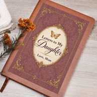 Letters to My Daughter Keepsake Journal – Victorian Butterfly Gift from Mom