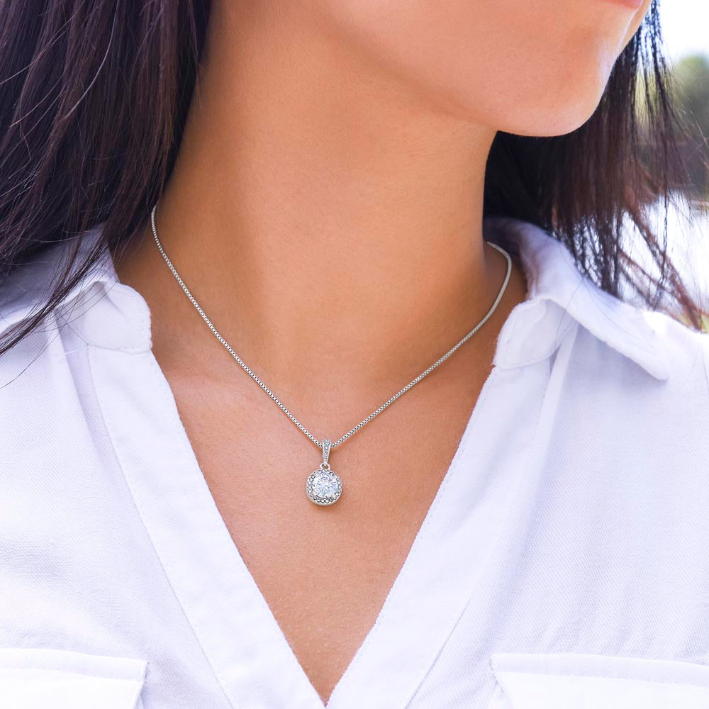 To My Beautiful Wife, Eternal Hope Pendant Necklace