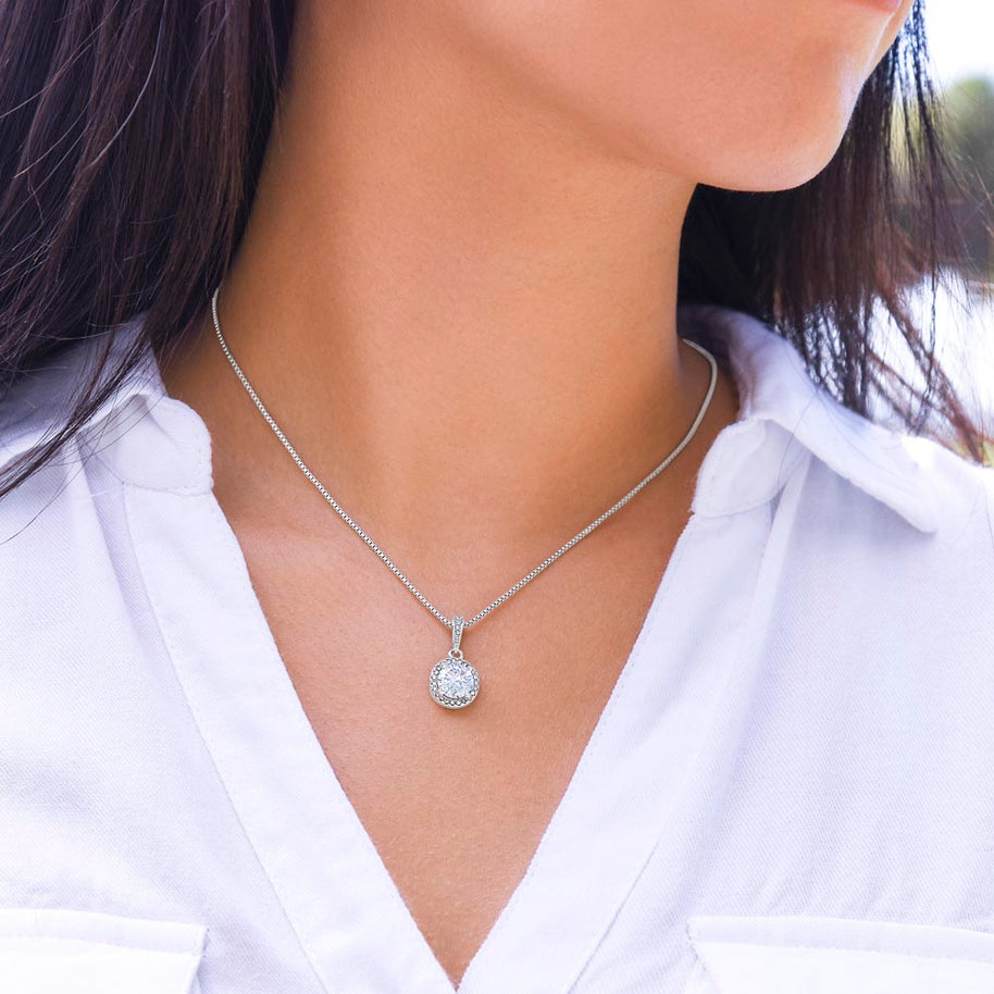 To My Beautiful Wife, Eternal Hope Pendant Necklace