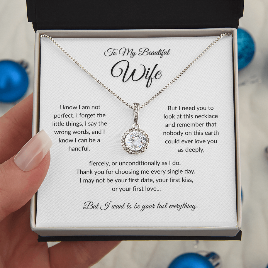 To My Beautiful Wife, Eternal Hope Pendant Necklace