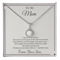 To My Mom – From the Man You Raised Necklace