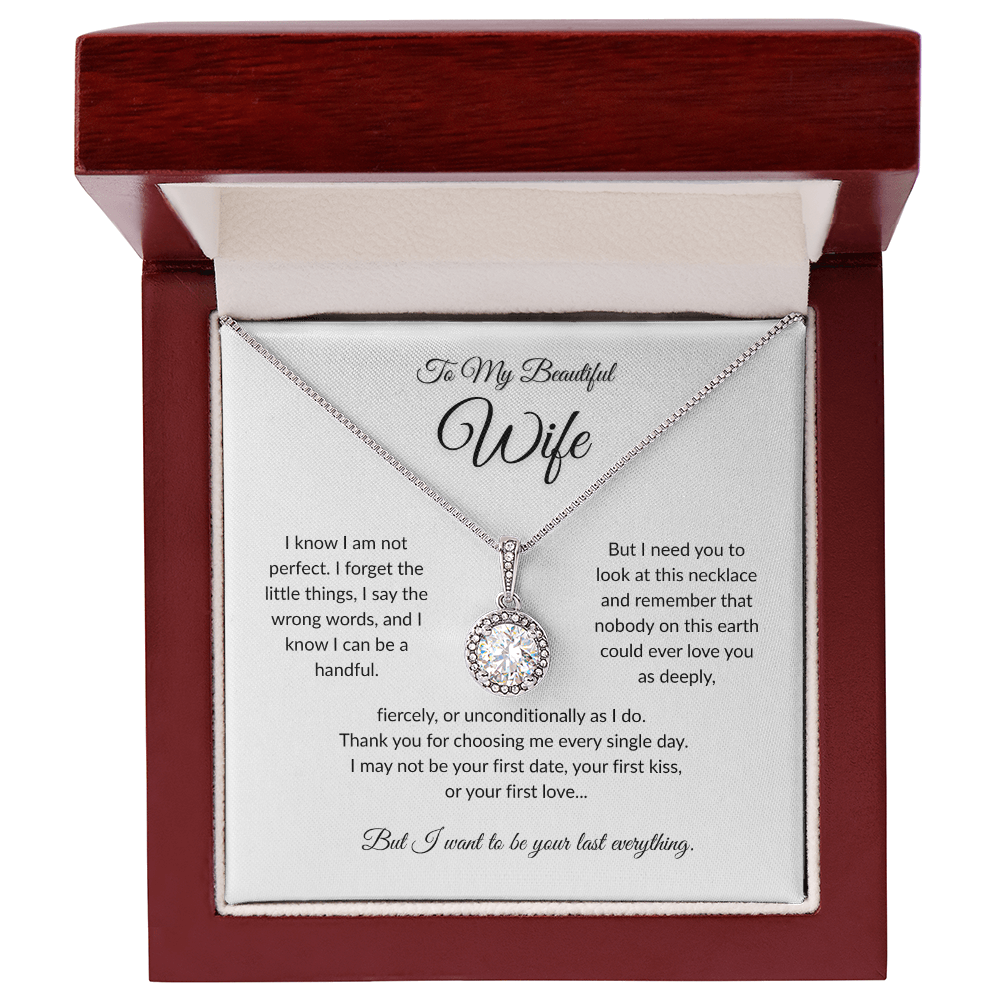 To My Beautiful Wife, Eternal Hope Pendant Necklace