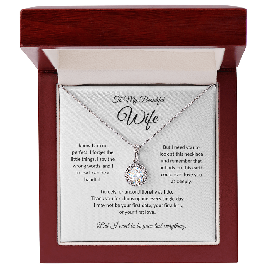 To My Beautiful Wife, Eternal Hope Pendant Necklace