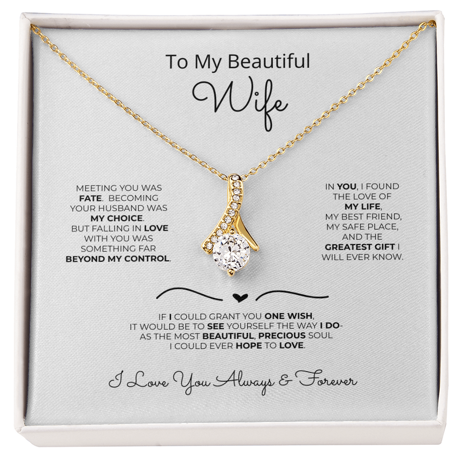 Alluring Beauty Necklace Gift for Wife – Fate Brought Us Together