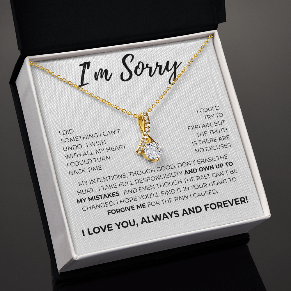 Apology Gift For Her - I Take Full Responsiblility - Alluring Beauty Necklace