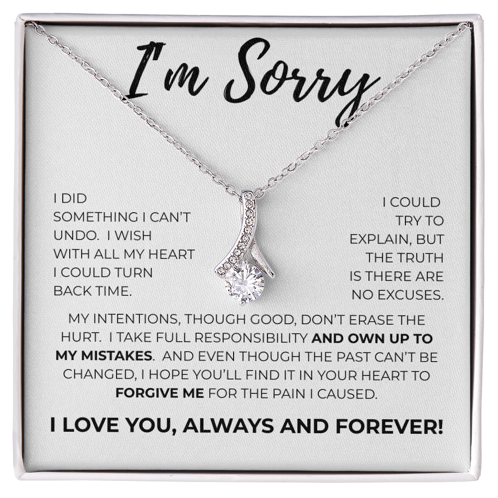 Apology Gift For Her - I Take Full Responsiblility - Alluring Beauty Necklace