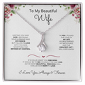 To My Wife - My Greatest Gift Necklace