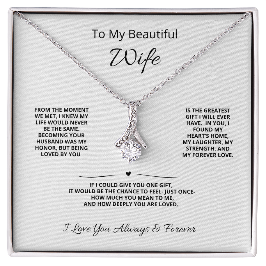 To My Beautiful Wife – I Found My Heart's Home