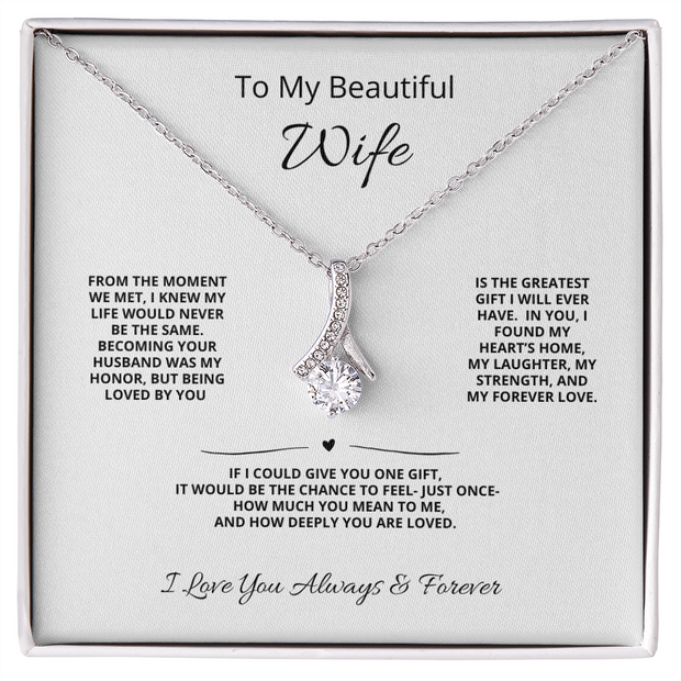 To My Beautiful Wife – I Found My Heart's Home